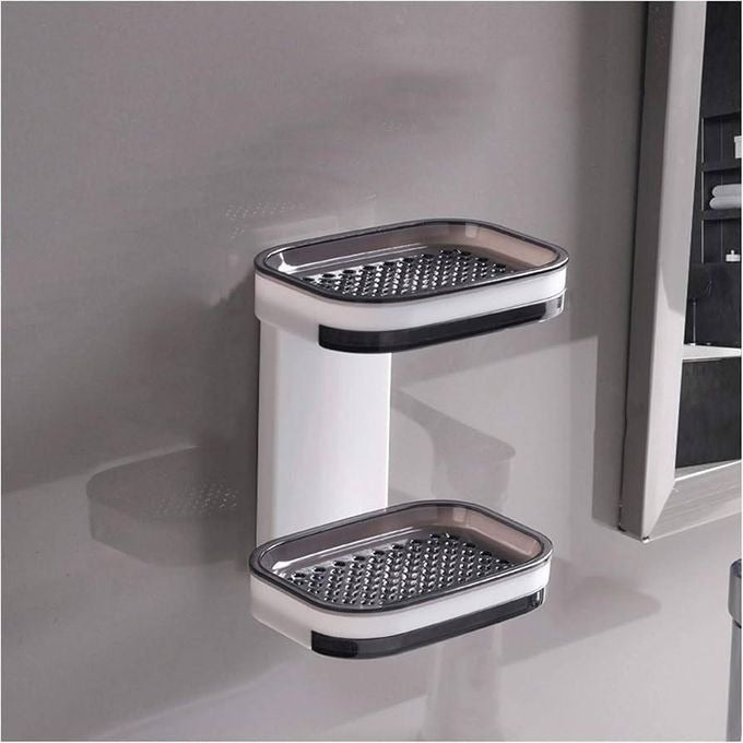 2-level-drawer-design-soap-holder-box-with-removable-drain-4761537 - Anko Living
