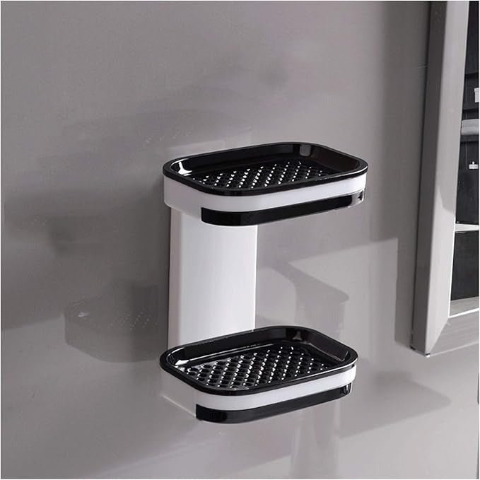2-level-drawer-design-soap-holder-box-with-removable-drain-8145506 - Anko Living