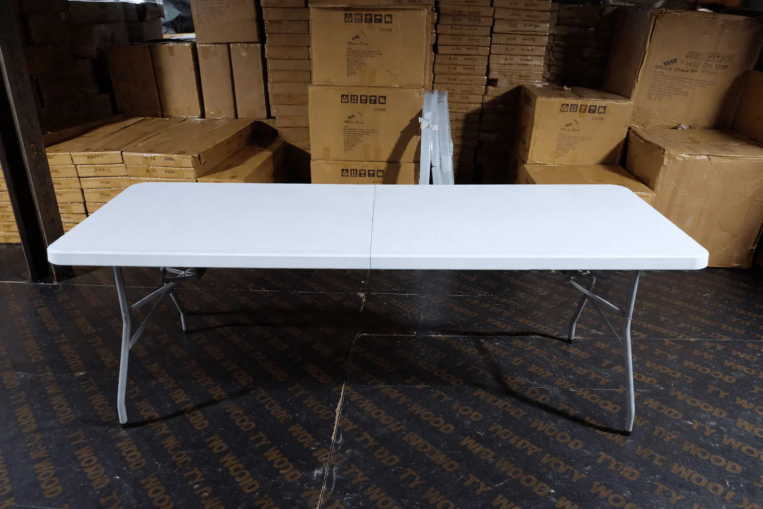 6ft-18m-plastic-folding-table-with-metal-legs-kenya-1239777 - Anko Living