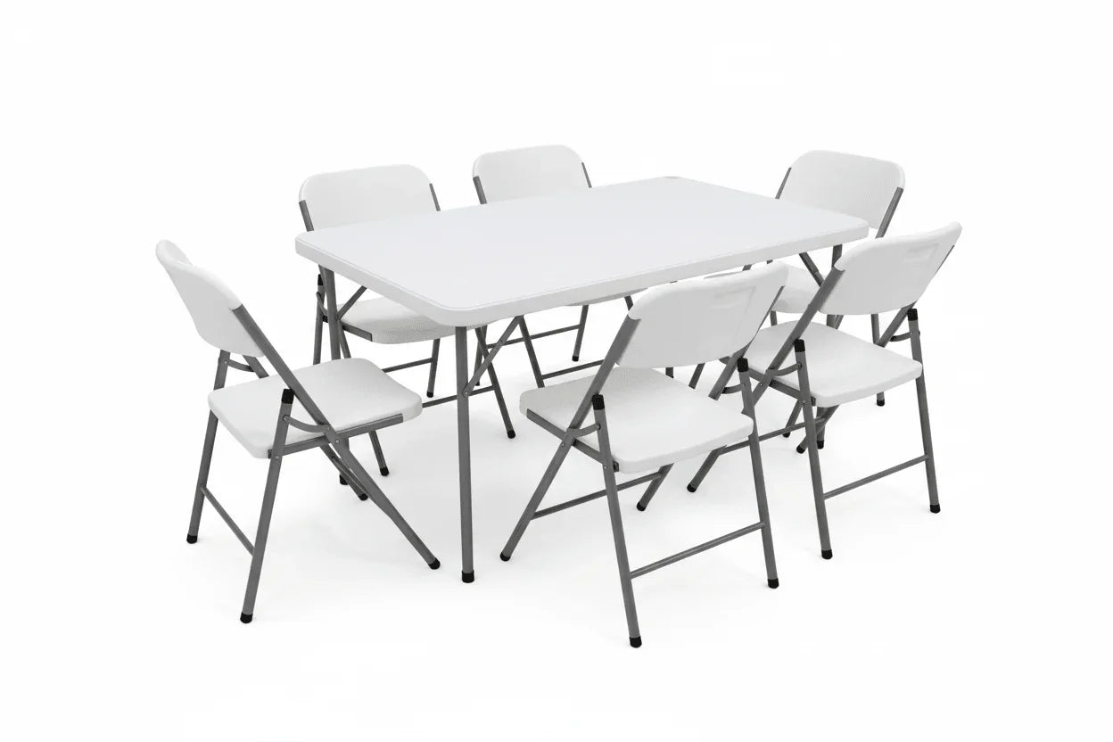 6ft-18m-plastic-folding-table-with-metal-legs-kenya-9883395 - Anko Living