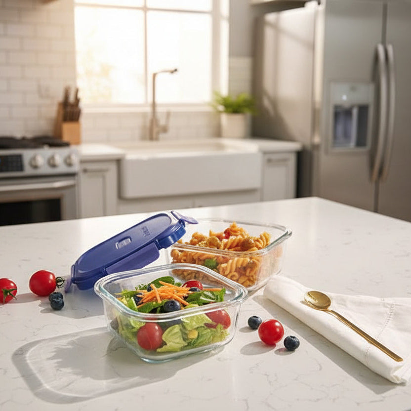 small glass container for meal prep snacks Nairobi kitchen storage solution