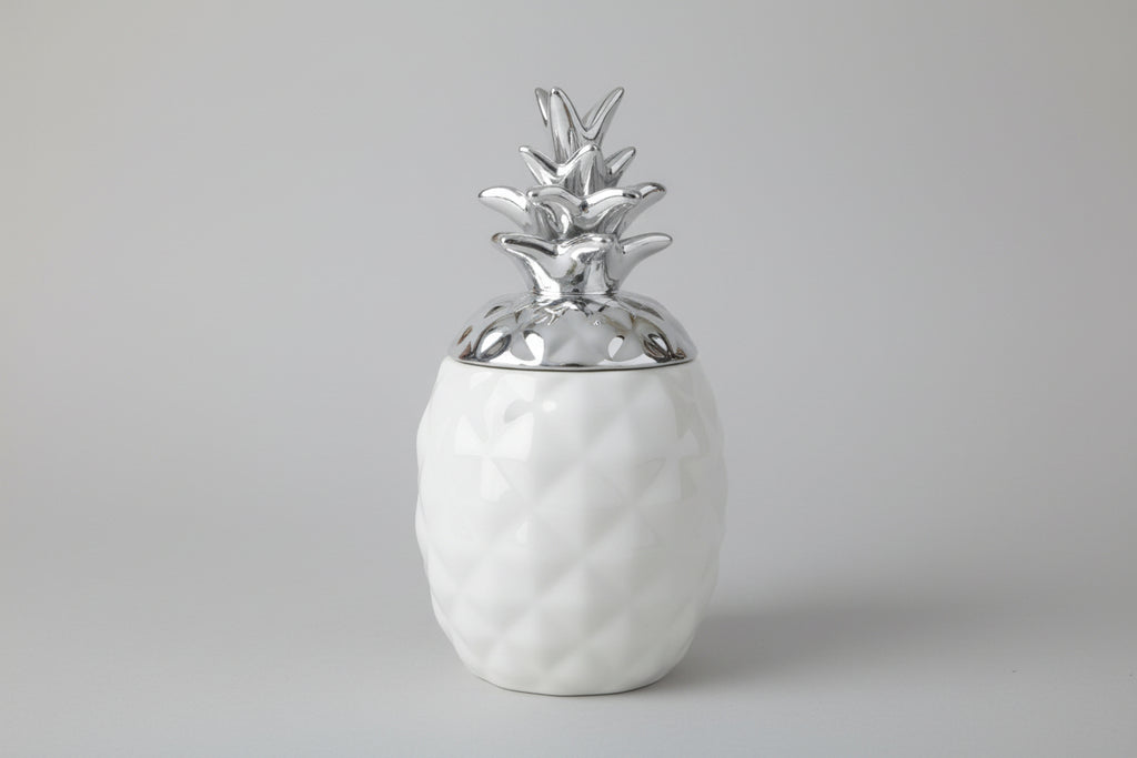 RHAIYAN Porcelain Pineapple Jars | Decorative Ceramic Storage Containers | Luxury Home Accents