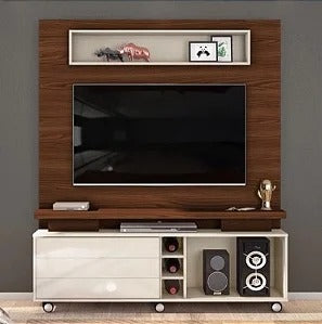 Quebec Entertainment Wall Unit | Modern 1.5m TV Center for 60" Screens | Space-Saving Wall Unit