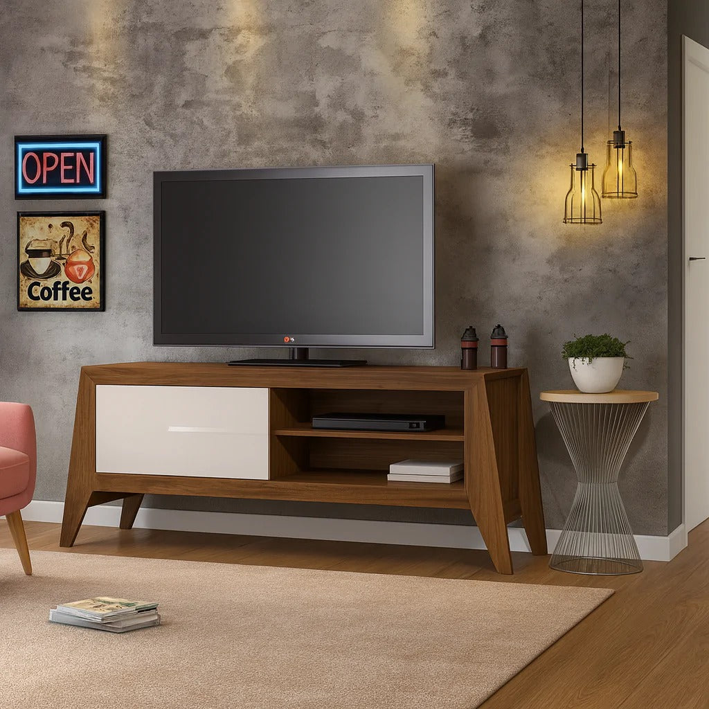 Avila Entertainment Wall Unit | Modern Brazilian TV Center | 160cm Wide