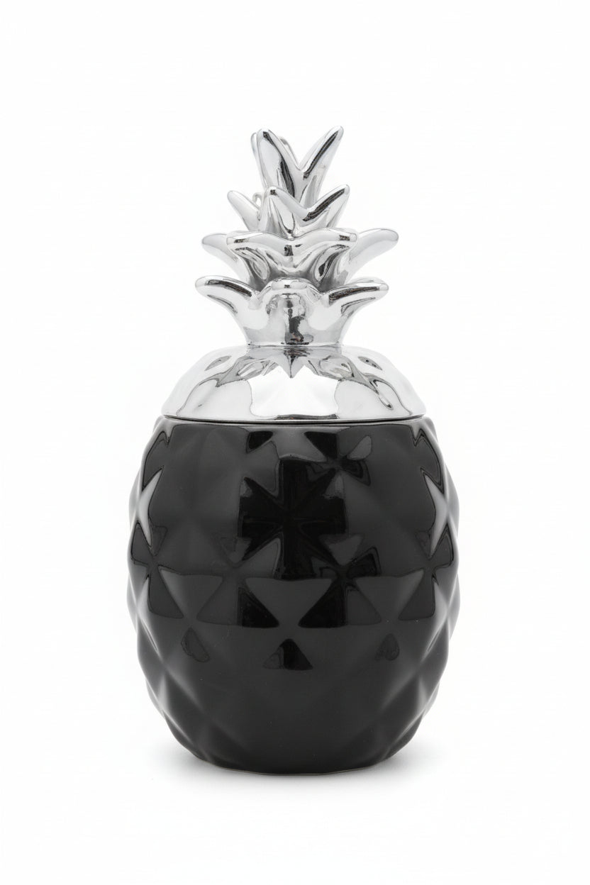 RHAIYAN Porcelain Pineapple Jars | Decorative Ceramic Storage Containers | Luxury Home Accents