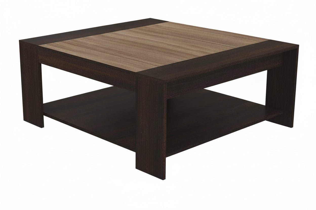 tecnomobili-coffee-table-100x90x45cm-tobacco-almond-4709517 - Anko Living