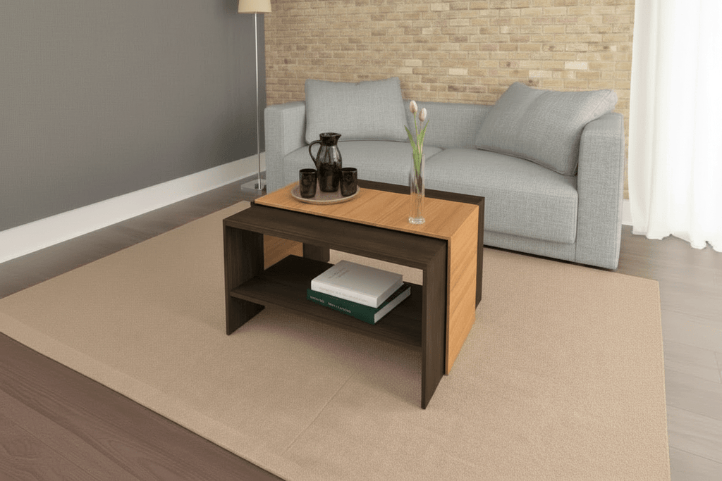 tecnomobili-coffee-table-d100-x-h42-x-w88cm-tobacco-imbuia-7689654 - Anko Living