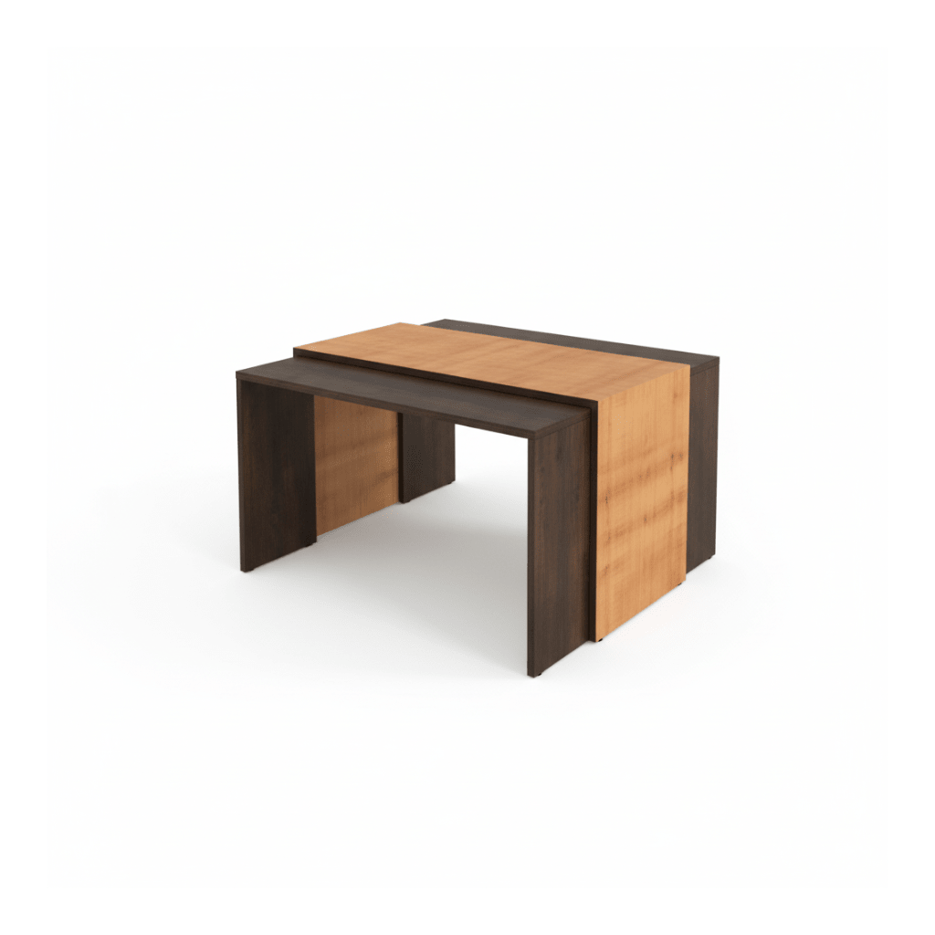tecnomobili-coffee-table-d100-x-h42-x-w88cm-tobacco-imbuia-7994901 - Anko Living