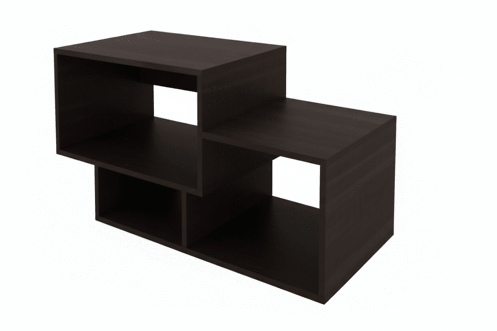 tecnomobili-coffee-table-d54-x-w110-x-h457cm-walnut-white-3710041 - Anko Living