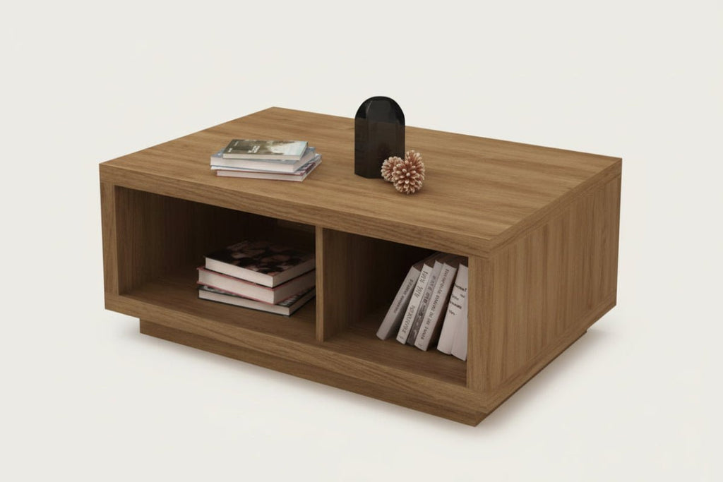 Modern Wooden Coffee Table – Natural Finish | Kenya