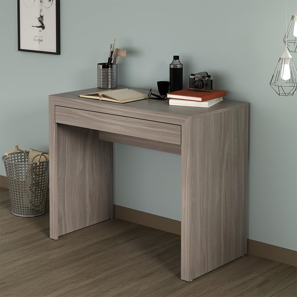 tecnomobili-coffee-table-l90-x-w75-x-h465cm-tobacco-oak-5747396 - Anko Living